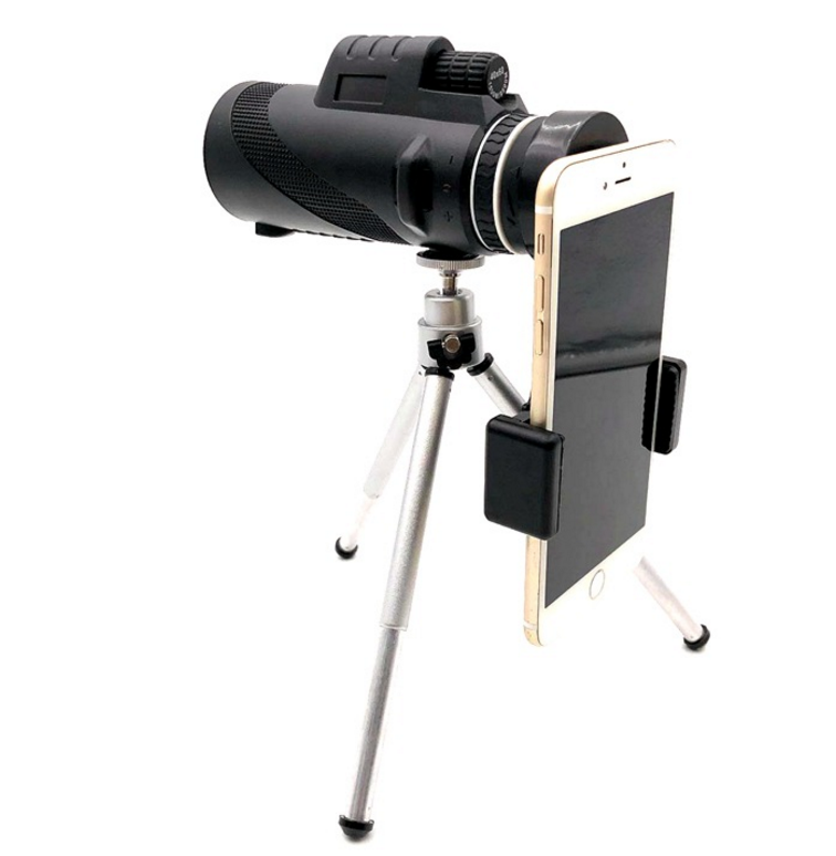 Telescopio de Alta Definición con Soporte Universal para Móvil