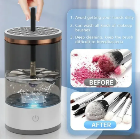 Limpiador Automático de Brochas de Maquillaje
