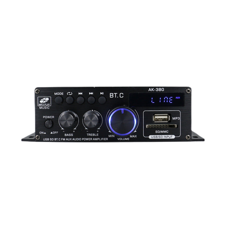 AK380 Bluetooth Car Home 12V Power Amplifier Device