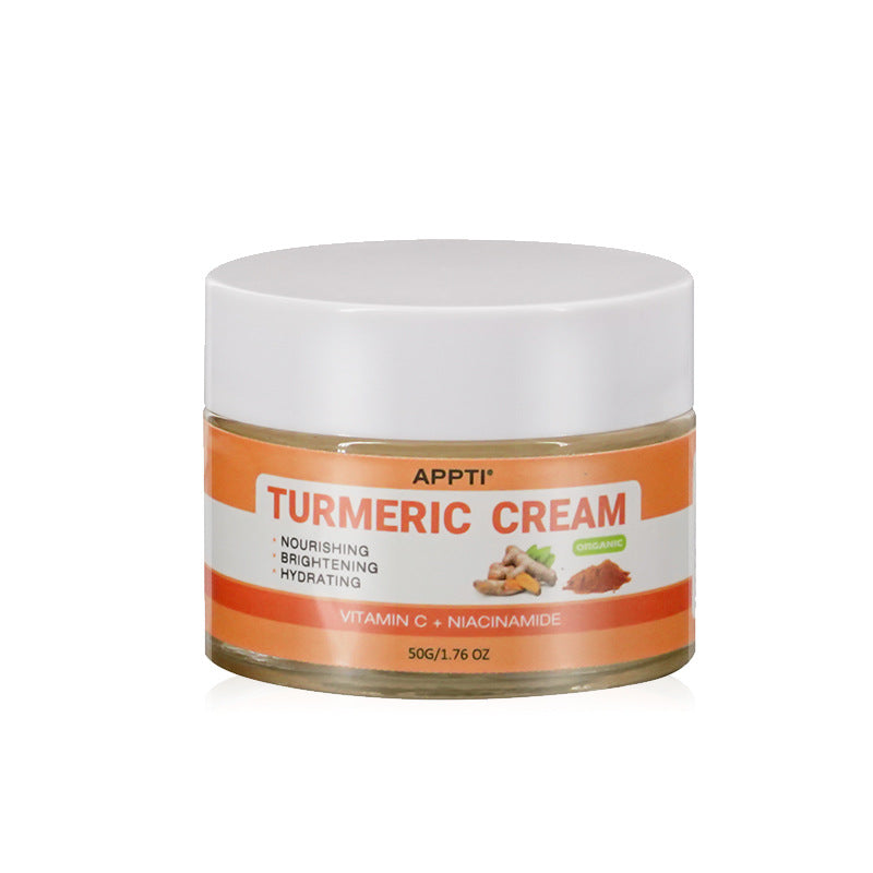 Turmeric Skincare Set: Toner, Cream, Serum, Mask, Scrub