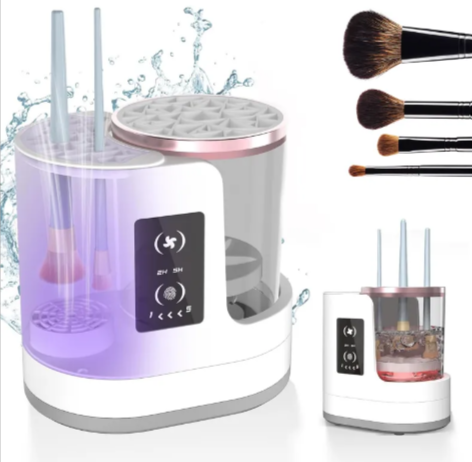 Limpiador Automático de Brochas de Maquillaje Eléctrico