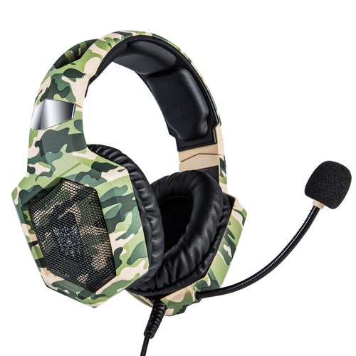 Auriculares Gaming ONIKUMA K8 Camuflaje (Con Cable)