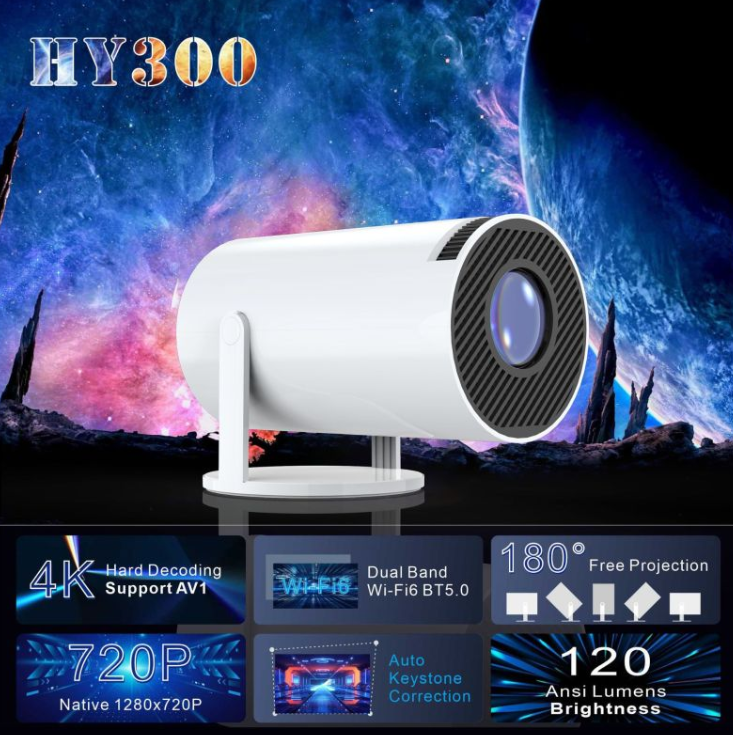 Proyector Portátil Mini | 720p HD | Cine en Casa