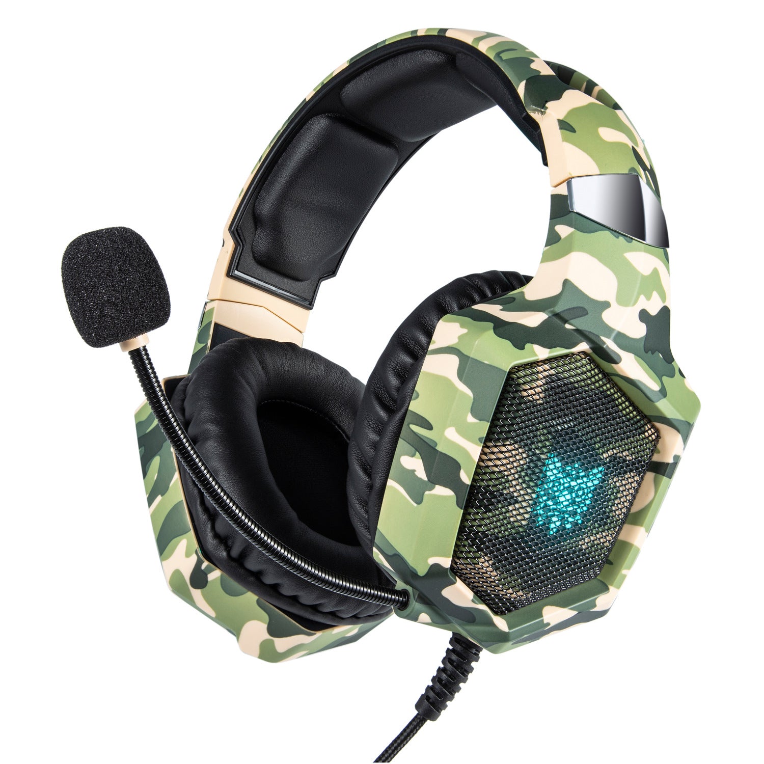 Auriculares Gaming ONIKUMA K8 Camuflaje (Con Cable)