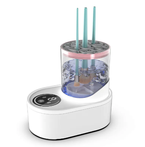Limpiador Automático de Brochas de Maquillaje Eléctrico