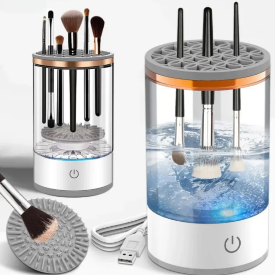 Limpiador Automático de Brochas de Maquillaje