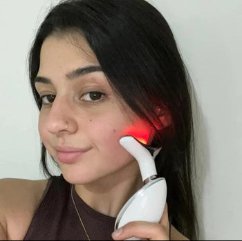 Masajeador Facial de Belleza 7 Colores con Microcorriente
