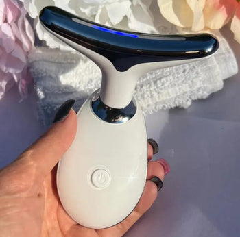 Masajeador Facial de Belleza 7 Colores con Microcorriente