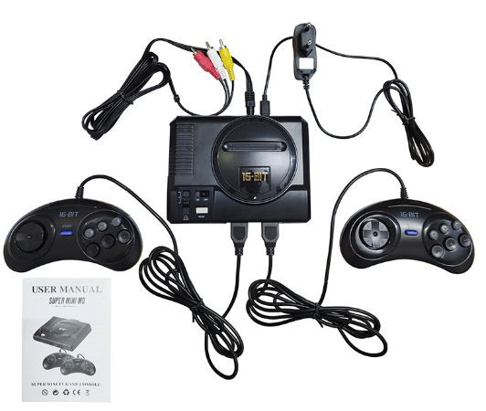 Consola Retro Mini Sega HD | 208 Juegos Clásicos | 2 Jugadores